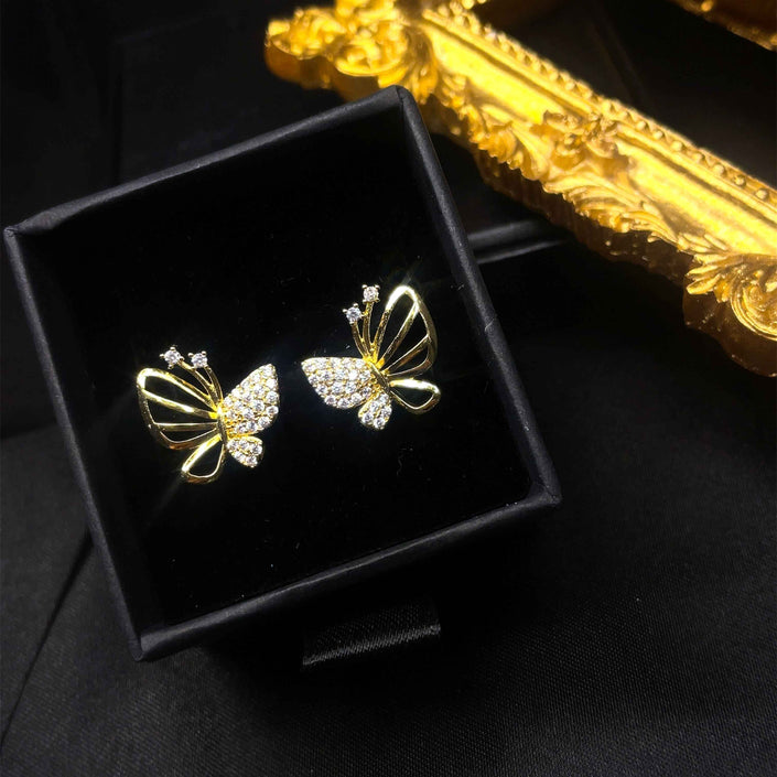 Mismatched Butterfly Studs