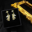 Flying Teddy Earrings