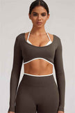The Elevate Long Sleeve Crop top