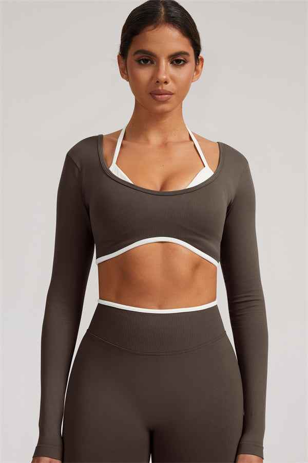 The Elevate Long Sleeve Crop top