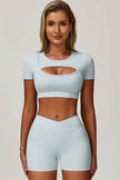 The Lavish Cut-out Crop Top