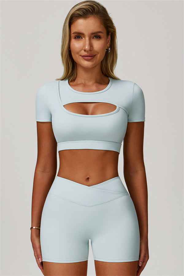 The Lavish Cut-out Crop Top