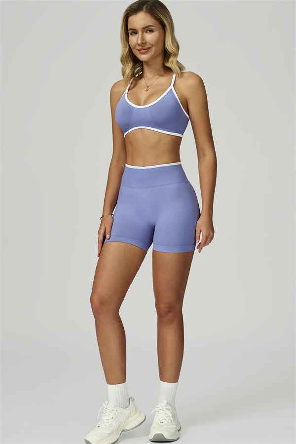 The Prime Line Sports Bra Shorts 2-Piece Set