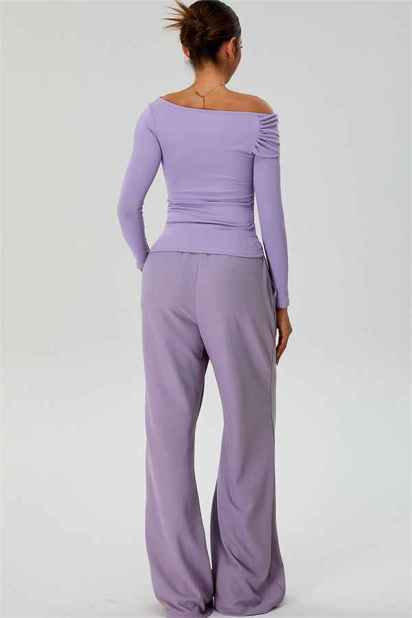 The Rush Off-shoulder T-shirt Sweatpants 2-Piece Set