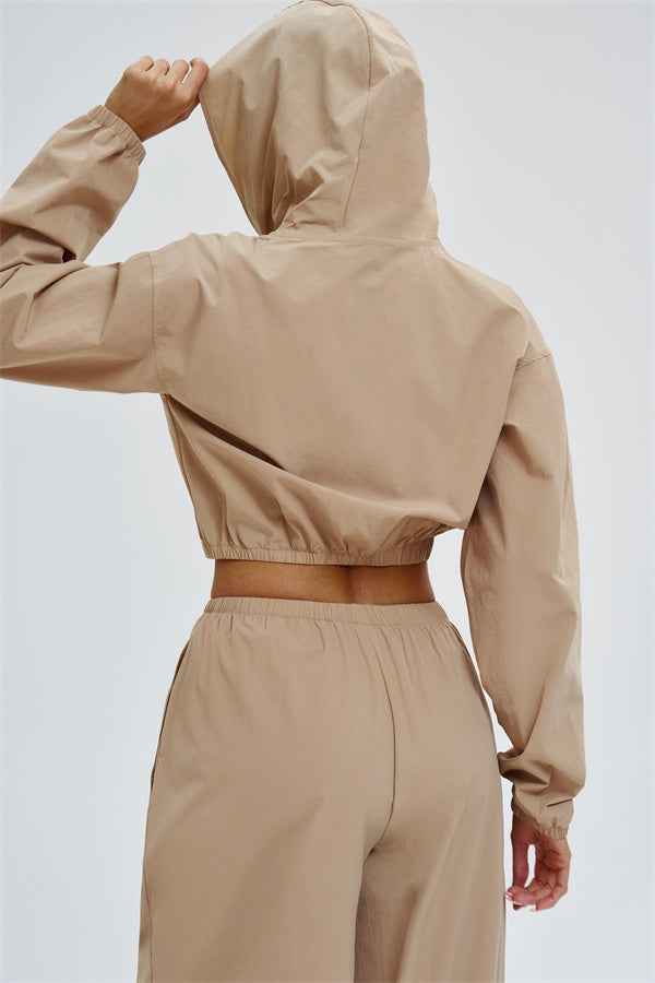 The Svelte UV protection Crop Hoodie