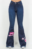 Sweet Heart Bell Bottom Jean- Inseam 32\