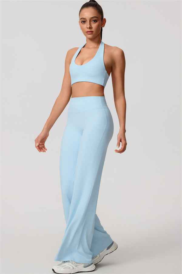 The Nestle Sports Bra Straight Leg Pants 2-Piece Set