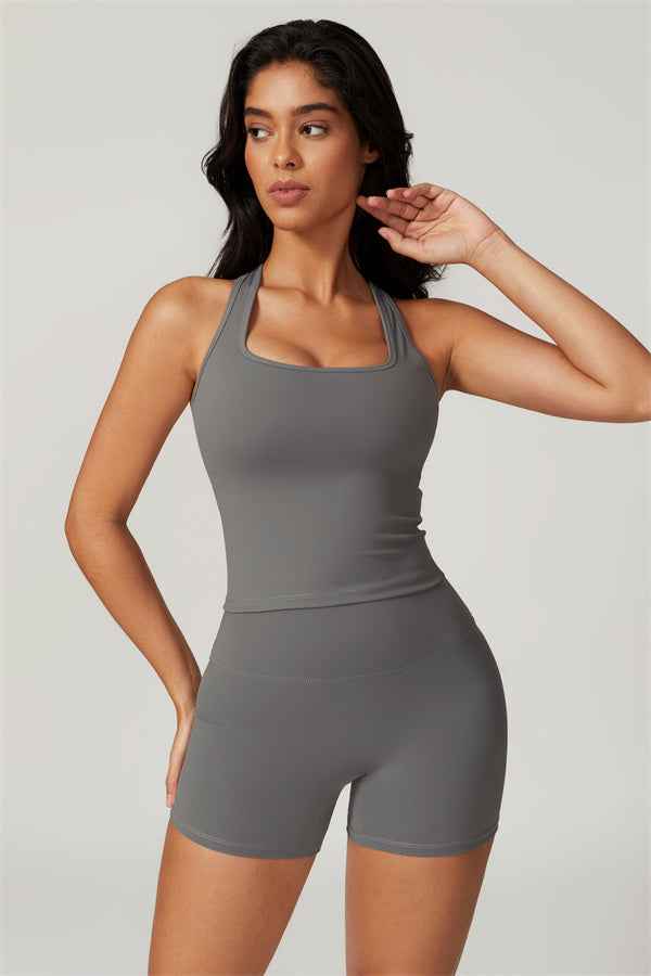 The Dynamic Crop Top Shorts 2-Piece Set