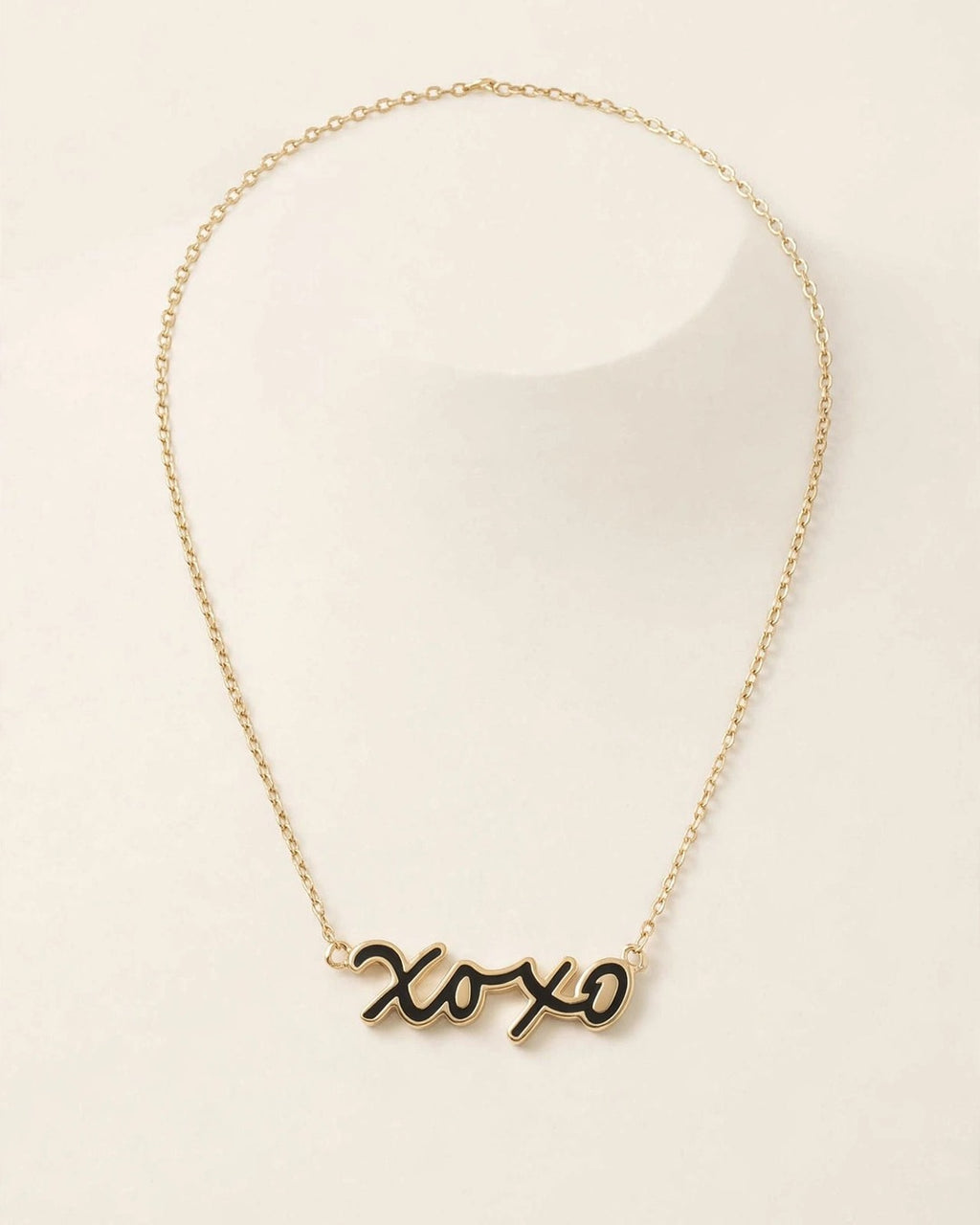 Xoxo Script Necklace