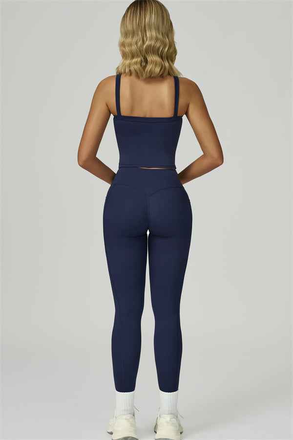 The Flourish Crop Tank Leggings 2-Piece Set