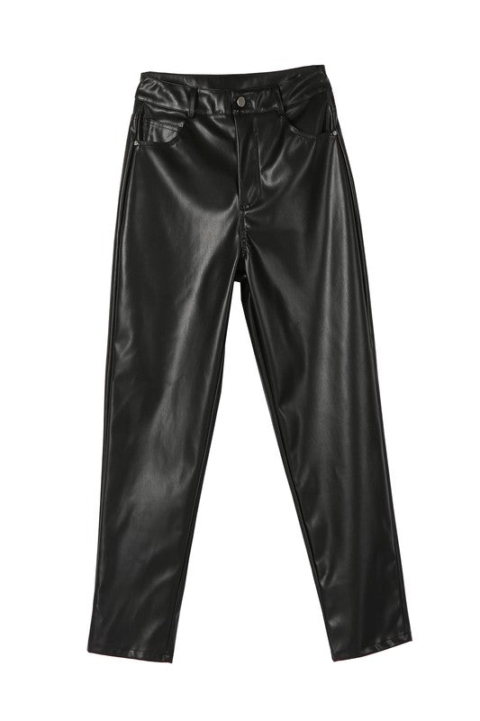 Vegan leather pants - Pikemla