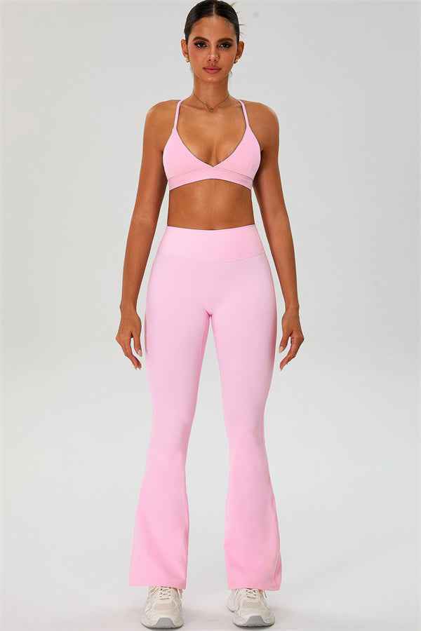The Ember Sports Bra Flared Leggings 2-Piece Set