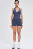 The Stride Crop Top Isabella Shorts 2-Piece Set