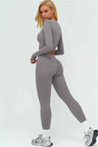 The Lushness Long Sleeve Crop top Leggings 2-Piece Set