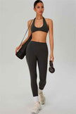 The Solid Sports Bra Leggings 2-Piece Set