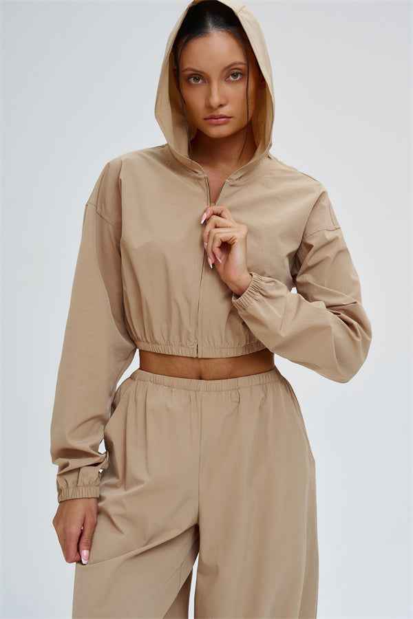 The Svelte UV protection Crop Hoodie