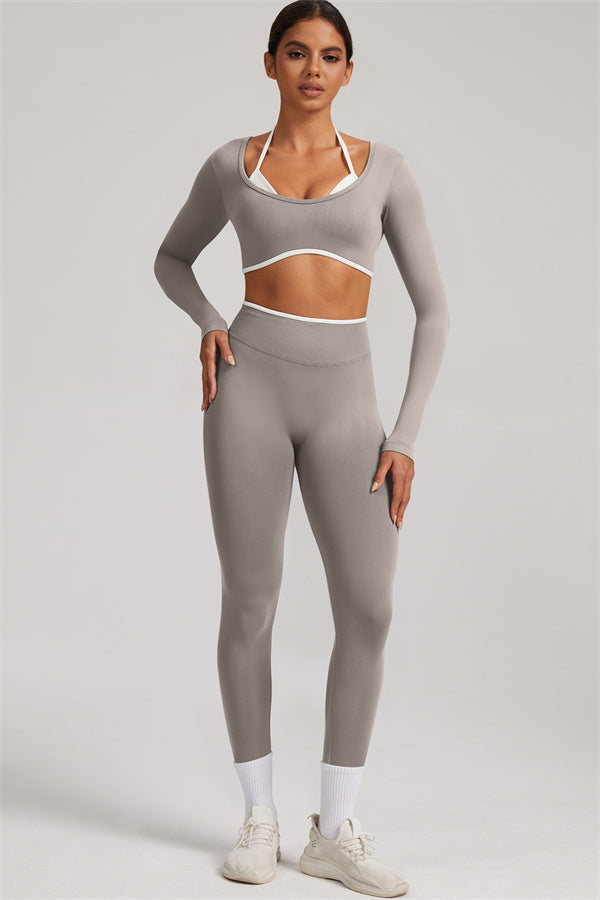 The Elevate New Long Sleeve Crop top