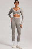 The Elevate New Long Sleeve Crop top