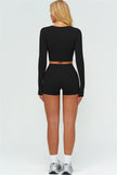 The Lushness Long Sleeve Crop top