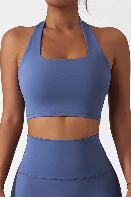 The Seraphine Halter Crop Top