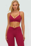 The Lushness Y-Back Sports Bra Flared Leggings 2-Piece Set