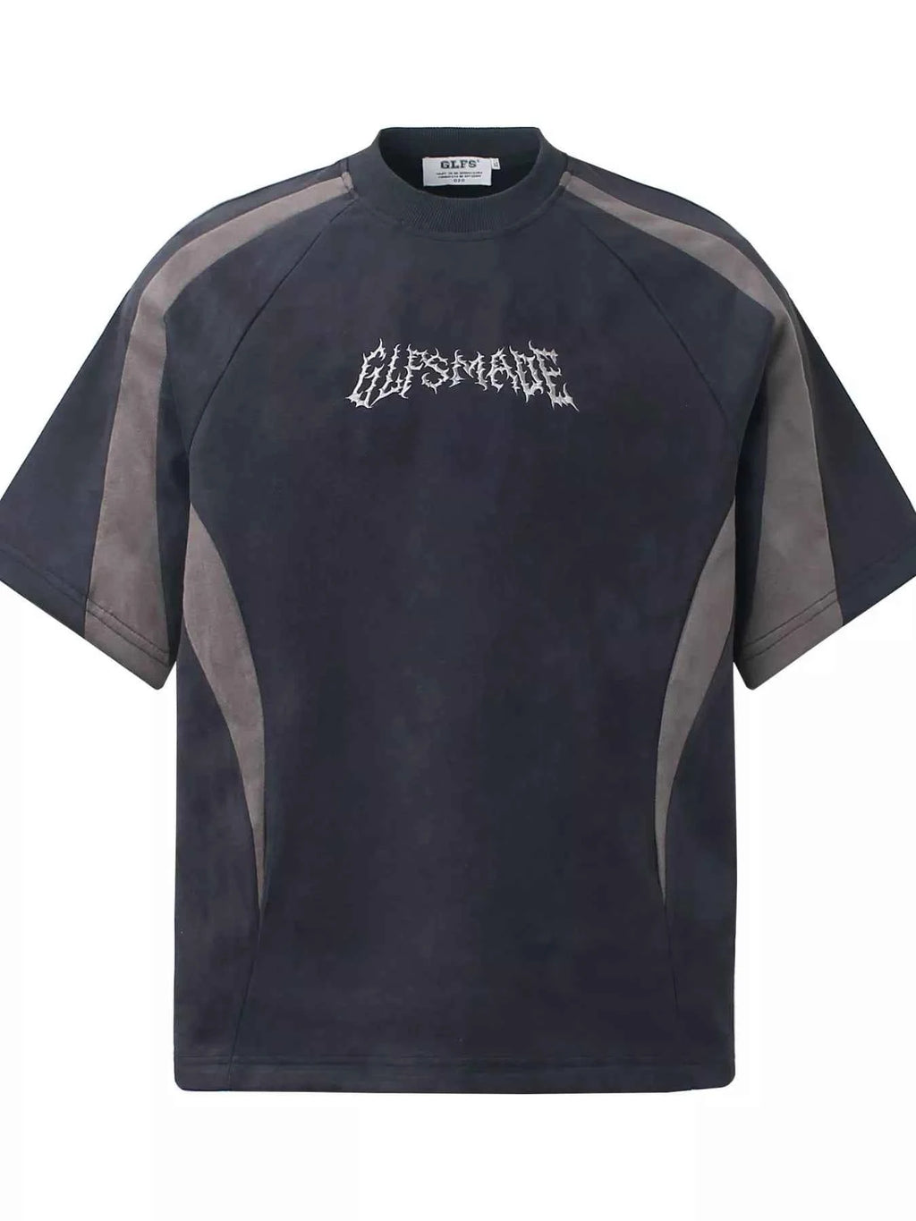 Men's Letter Embroidered Round Neck T-Shirt