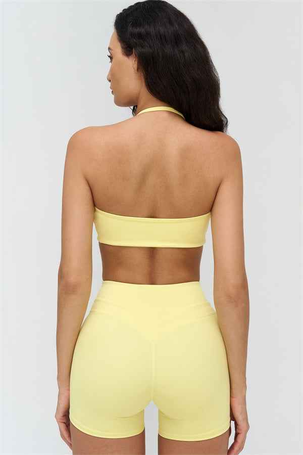 The Stride Halter Sports Bra