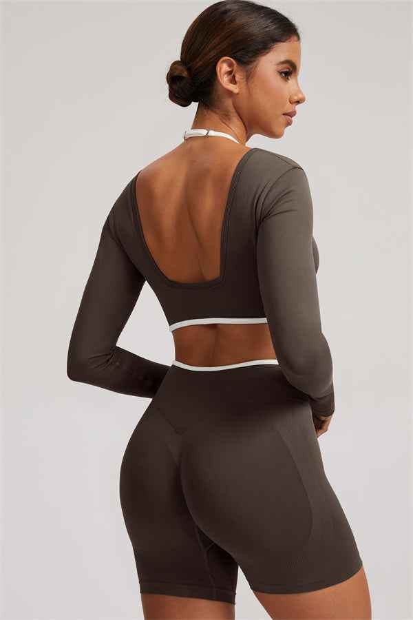 The Elevate Long Sleeve Crop top