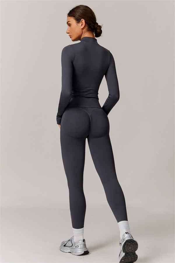 The Nova Luxe Jacket Sports Bra Leggings 3-Piece Set