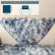 Luxurious Gradient Velvet Sofa Cover