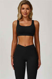 The Lavish Sports Bra Flared Leggings 2-Piece Set