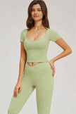 The Sizzle T-shirt Flared Leggings 2-Piece Set