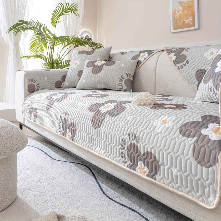 Cooling Ice Silk Dog Proof Couch Cover - Protect Your Sofa in Style