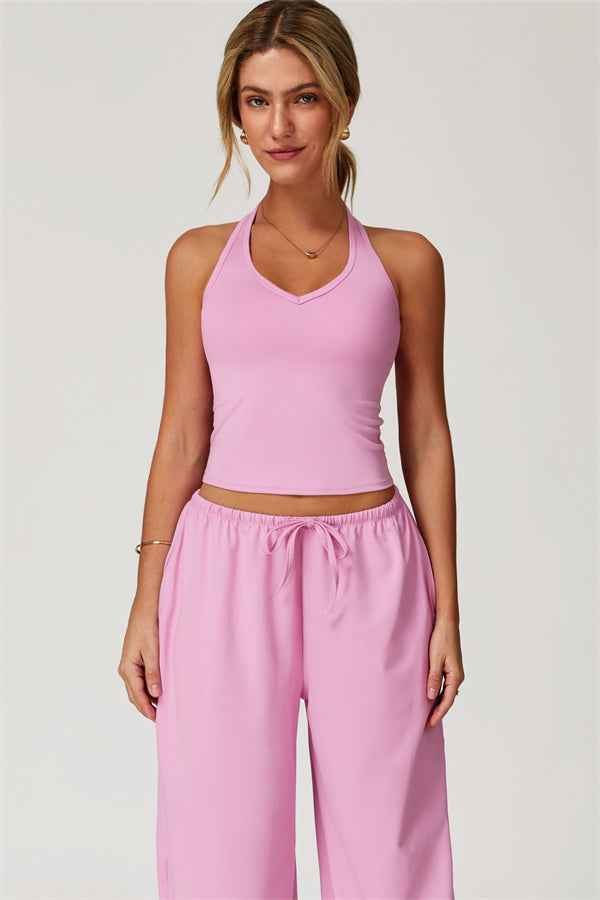 The Sprint Halter Tank Top