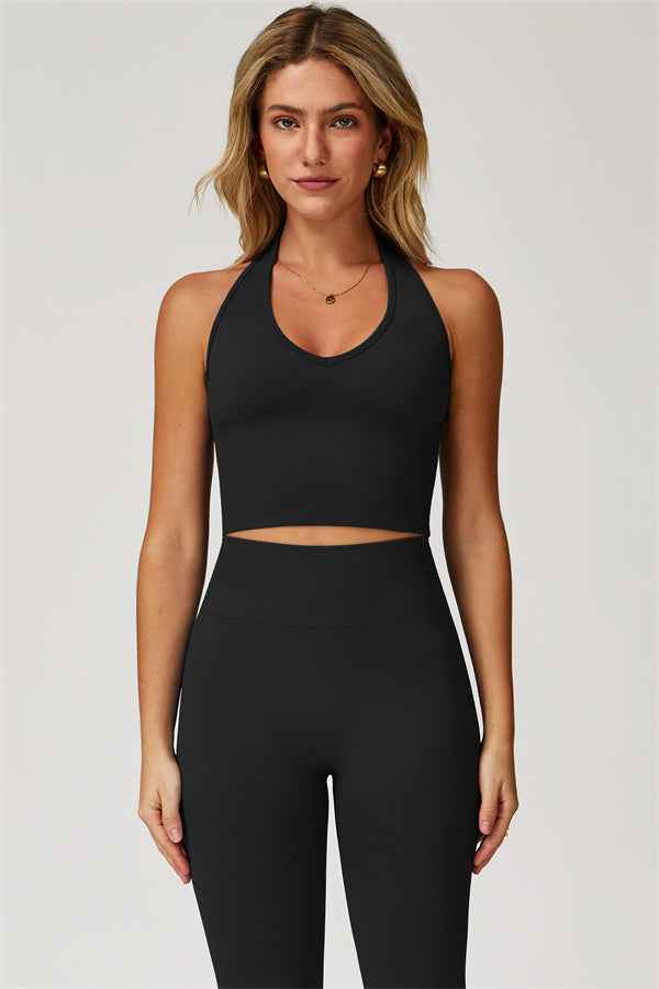 The Delight Halter Top Leggings 2-Piece Set