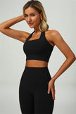 The Seraphine Halter Crop Top