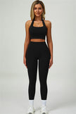The Seraphine Halter Crop Top