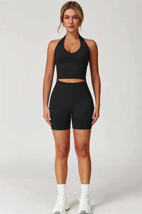 The Delight Halter Top Shorts 2-Piece Set