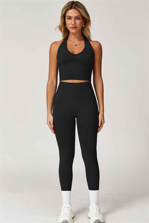 The Delight Halter Top Leggings 2-Piece Set