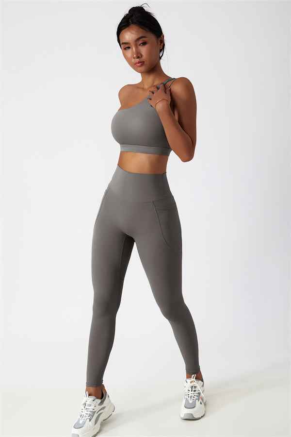 The Blissful Rose Sports Bra Leggings 2-Piece Set