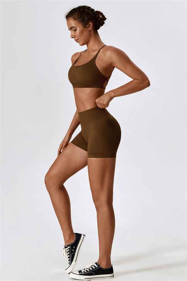 Nova Luxe Sports Bra Shorts 2-Piece Set