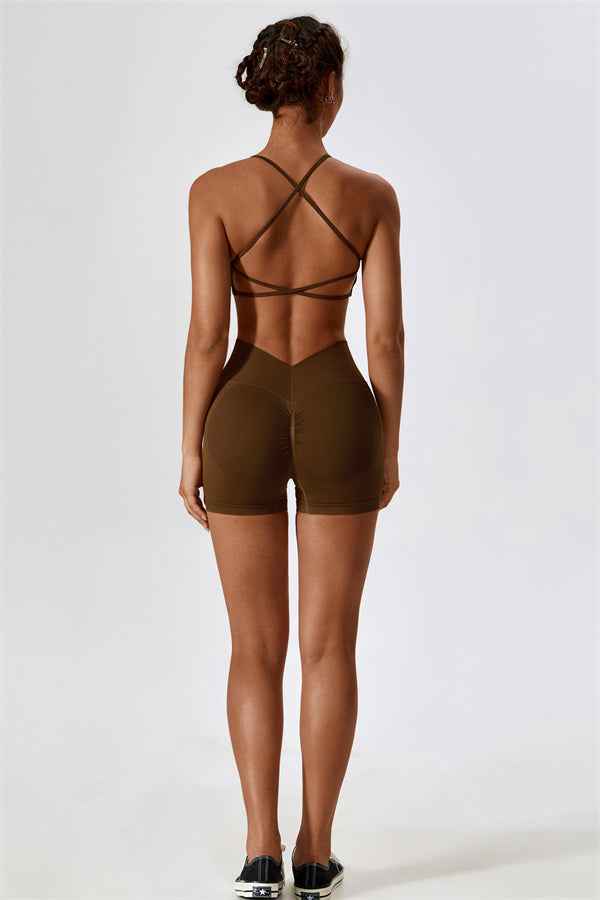 Nova Luxe Sports Bra Shorts 2-Piece Set