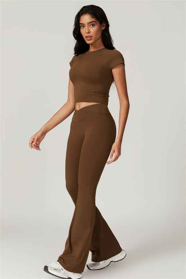 The Sophia T-shirt Flares 2-Piece Set