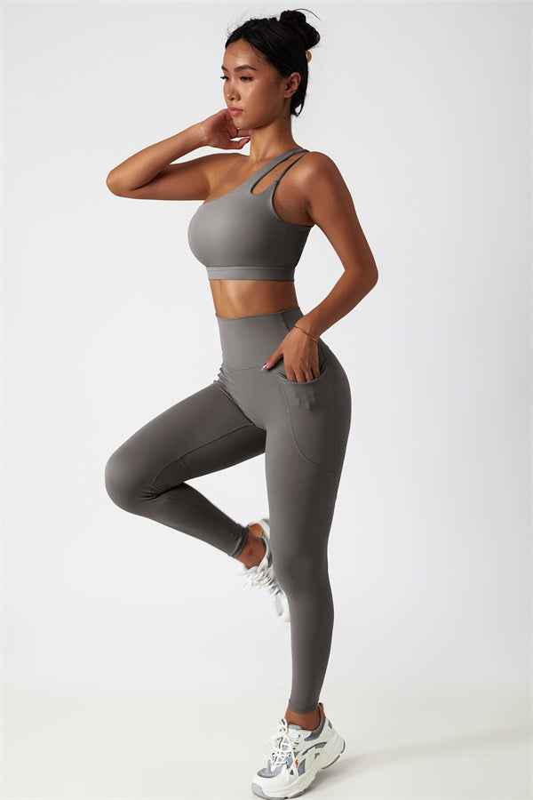The Blissful Rose Sports Bra Leggings 2-Piece Set