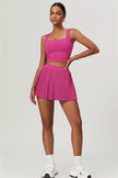 The Balance Crop Top Tennis Skirt 2-Piece Set