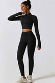 Juno Star Jacket Sports Bra Leggings 3-Piece Set