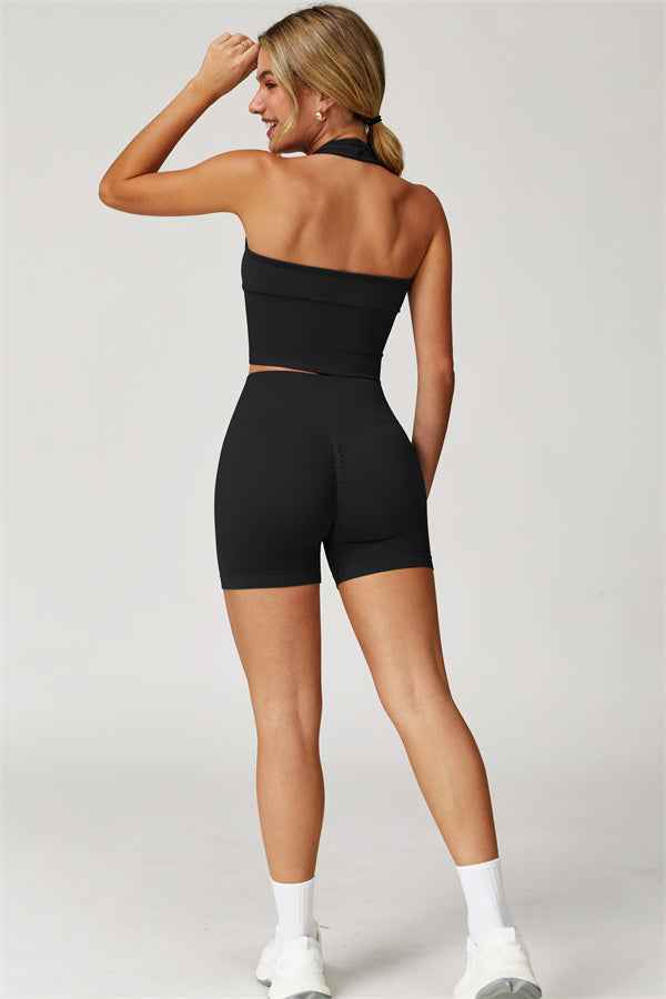 The Delight Halter Top Shorts 2-Piece Set