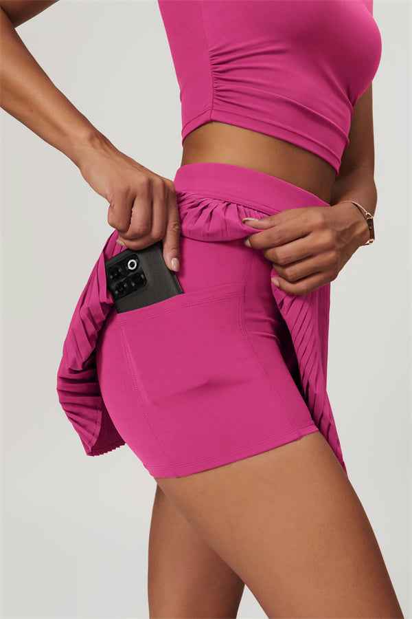 The Balance Crop Top Tennis Skirt 2-Piece Set