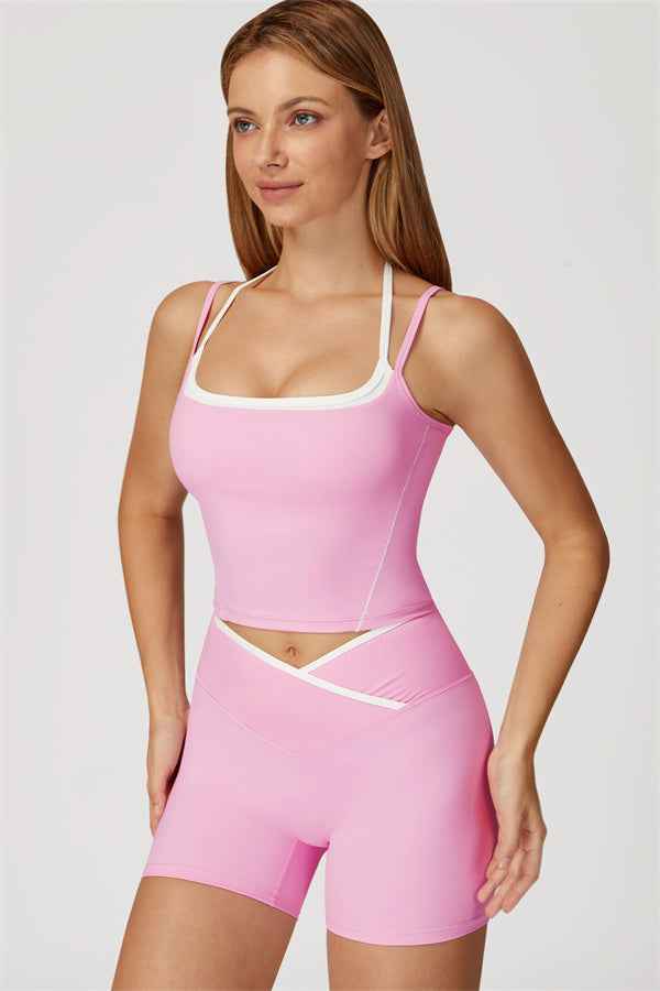 The Radiant Crop Top Shorts 2-Piece Set
