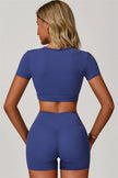 The Lavish Cut-out Crop Top